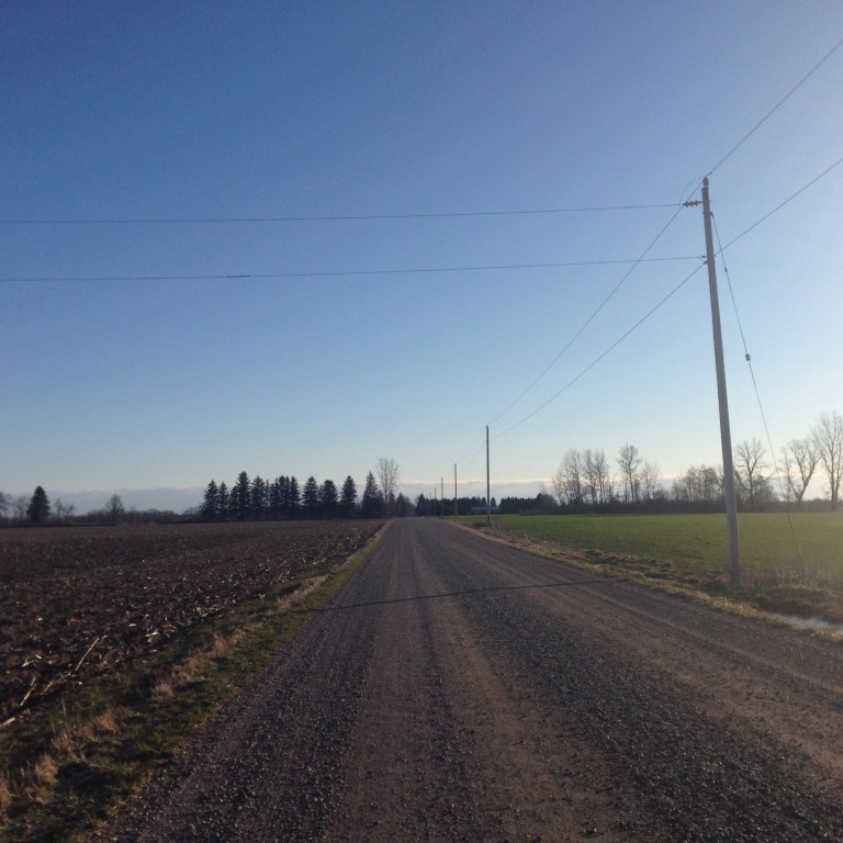 main photograph of listing Quiet, rural, gravel road.
